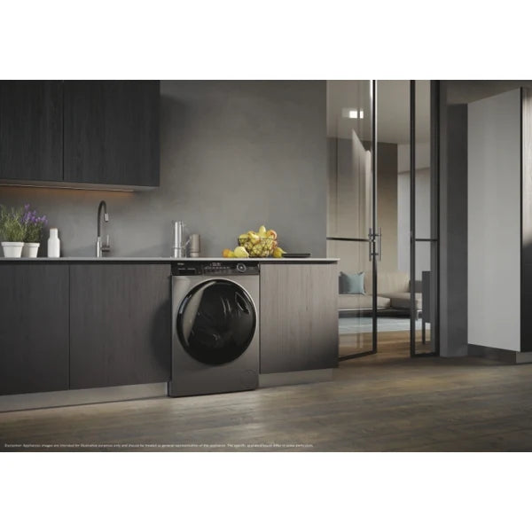Haier I-Pro Series 5 9KG/6KG 1400RPM Freestanding Washer Dryer - Anthracite | HWD90B14959S8NUK from Haier - DID Electrical