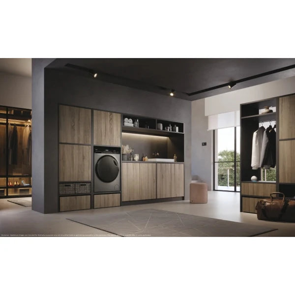 Haier I-Pro Series 5 9KG/6KG 1400RPM Freestanding Washer Dryer - Anthracite | HWD90B14959S8NUK from Haier - DID Electrical