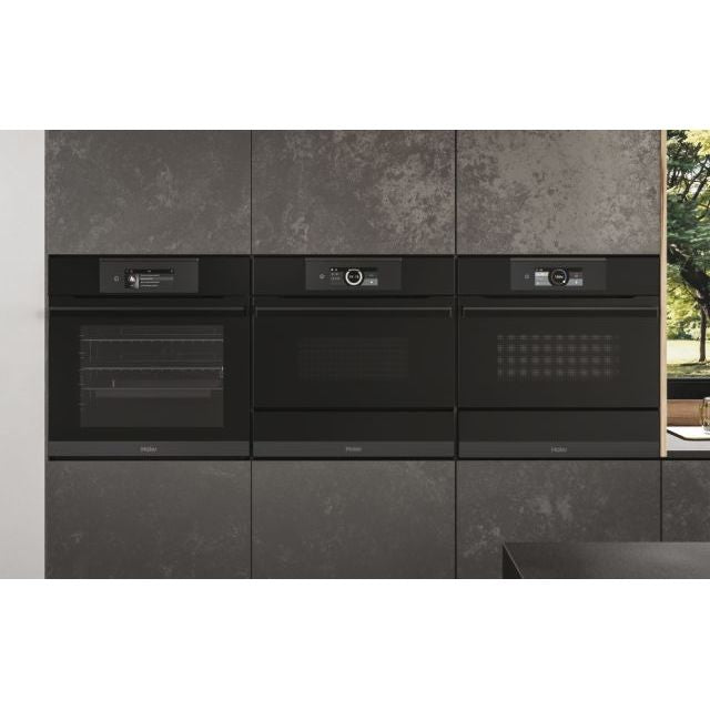 Haier I-Touch Series 6 70L Built-In Electric Single Oven - Black | HWO60SM6T9BH from Haier - DID Electrical