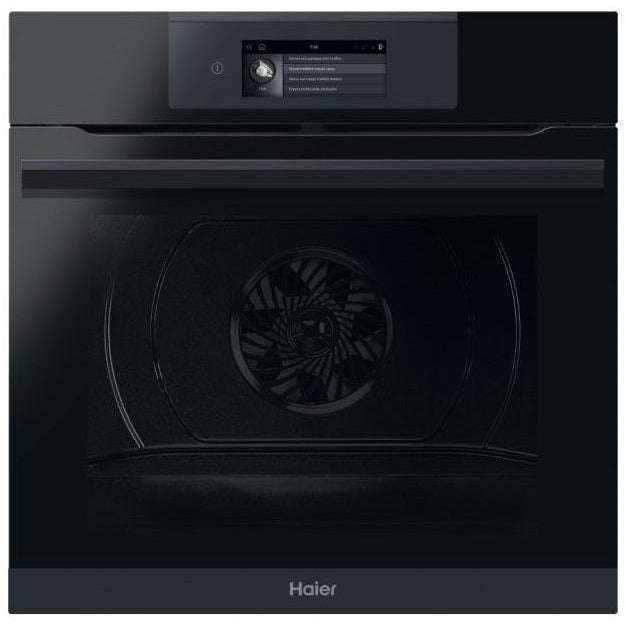 Haier I-Touch Series 6 70L Built-In Electric Single Oven - Black | HWO60SM6T9BH from Haier - DID Electrical