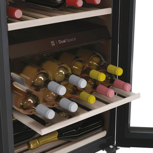 Haier Wine Bank 50 Series 7 Freestanding Wine Cooler - Black | HWS42GDAU1