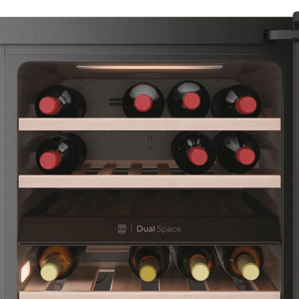 Haier Wine Bank 50 Series 7 Freestanding Wine Cooler - Black | HWS42GDAU1