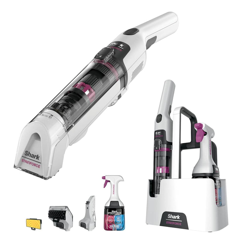 Shark StainForce Cordless Spot Cleaner - White | HX100UKT from Shark - DID Electrical
