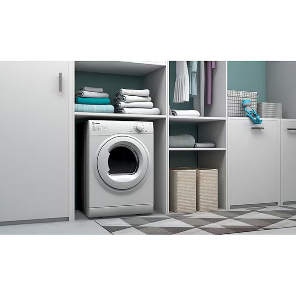 Indesit 8KG Freestanding Air-vented Tumble Dryer - White | I1D80WUK from Indesit - DID Electrical
