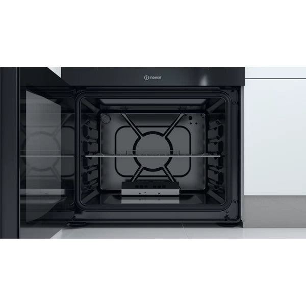 Indesit 60CM Double Oven Built-In Gas Cooker - White | ID67G0MCW/UK from Indesit - DID Electrical