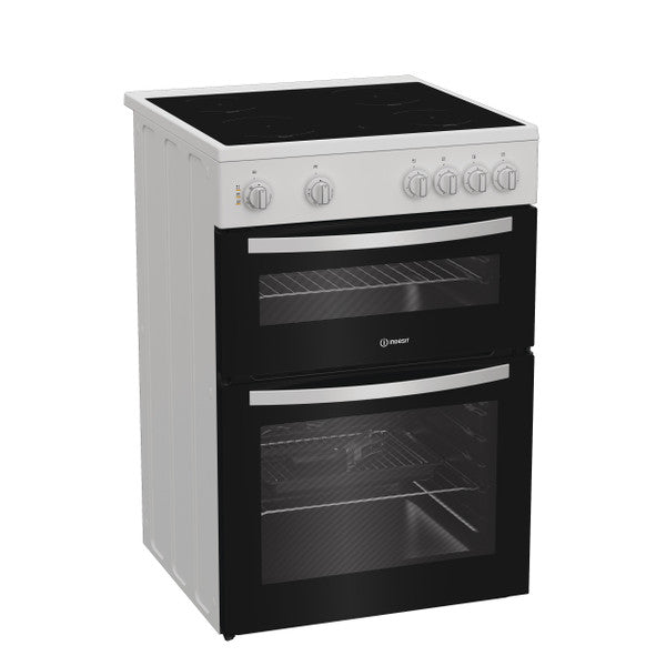 Indesit 60CM Freestanding Electric Double Cooker - White | IDE6VMW from Indesit - DID Electrical