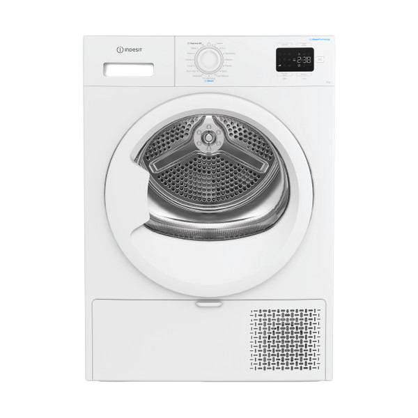 Indesit 9KG Freestanding Heat Pump Tumble Dryer - White | IDHE90WIRE