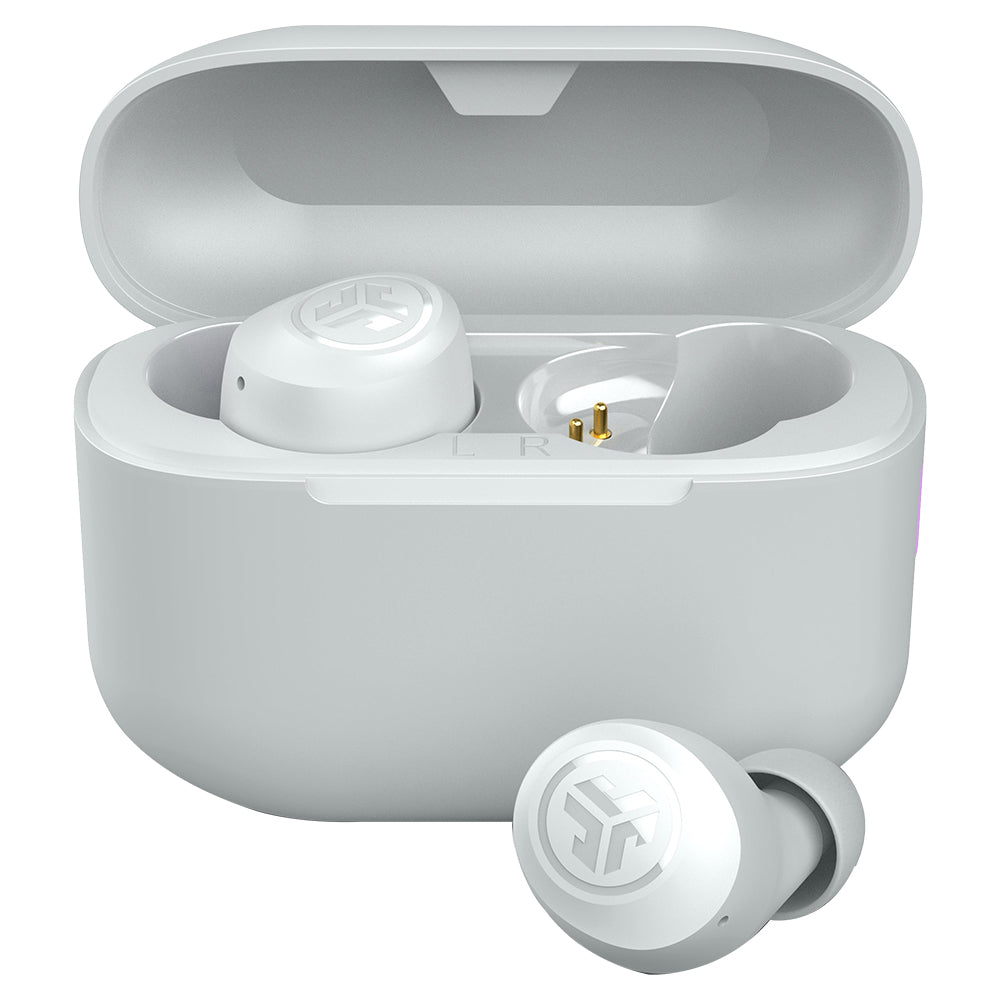 JLab Go Pop+ In-Ear True Wireless Earbuds - Cloud White | IEUEBGAIRPOPRWHT124 from JLab - DID Electrical