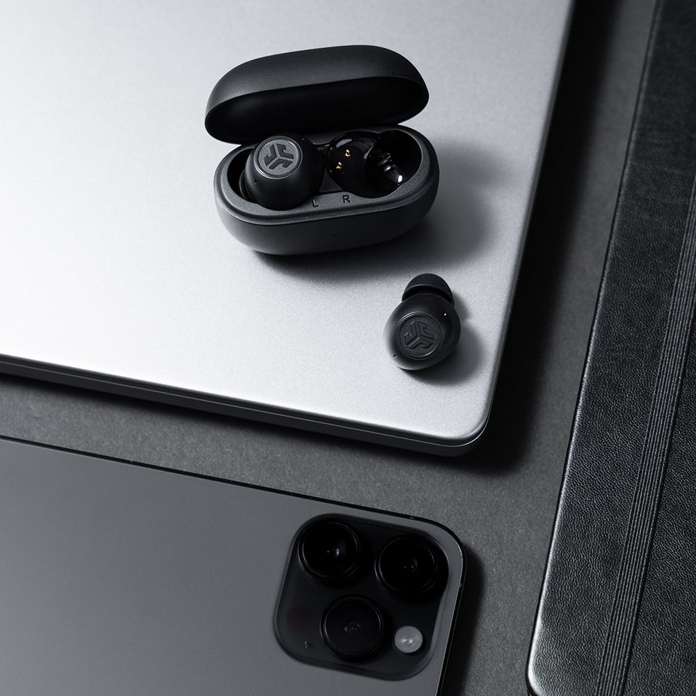 JLab Go Pop ANC In-Ear True Wireless Earbuds - Black | IEUEBGOANCRBLK124 from JLab - DID Electrical