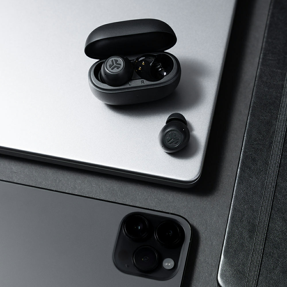 JLab Go Pop ANC In-Ear True Wireless Earbuds - Black | IEUEBGOANCRBLK124 from JLab - DID Electrical