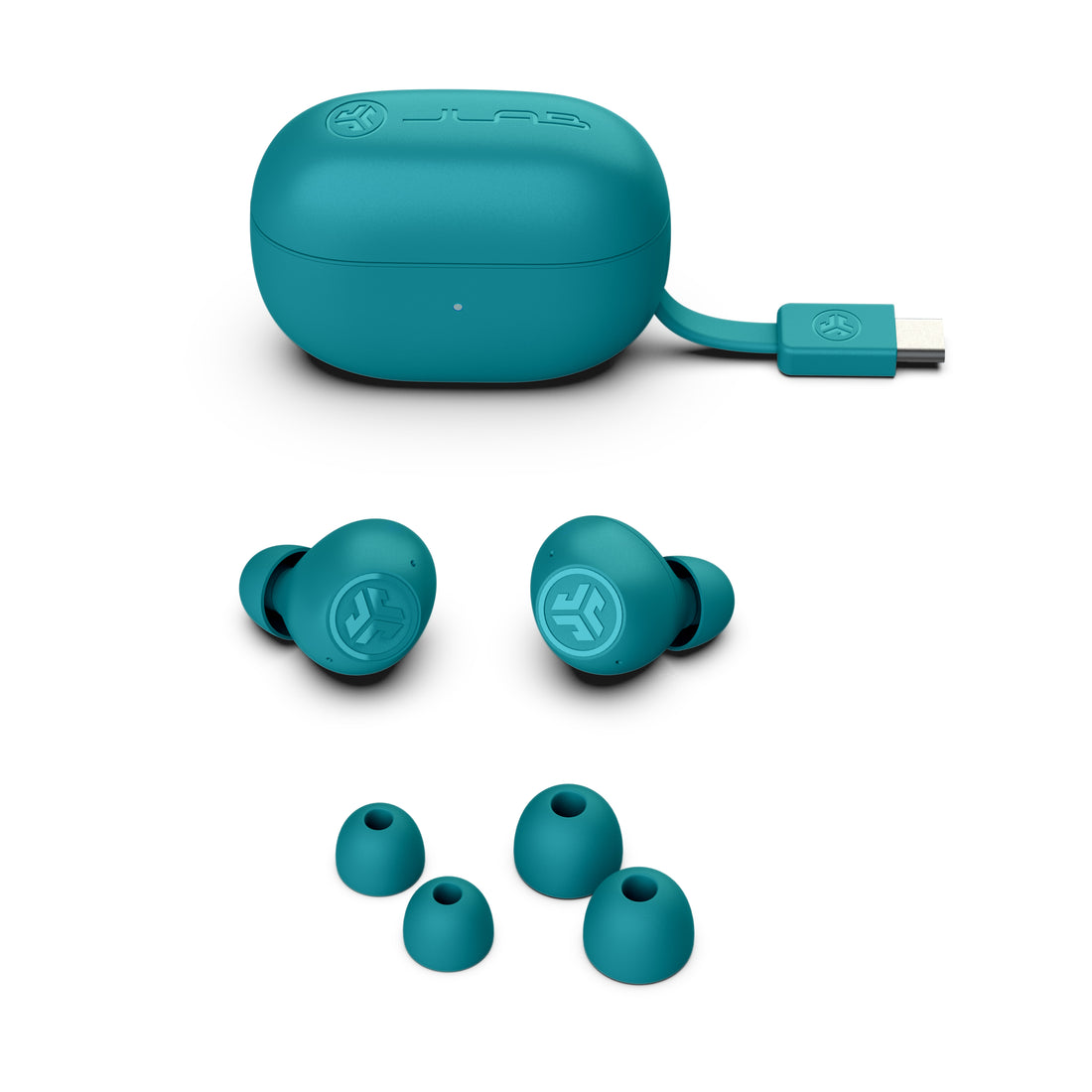 JLab Go Pop ANC In-Ear True Wireless Earbuds - Teal | IEUEBGOANCRTEL124 from JLab - DID Electrical