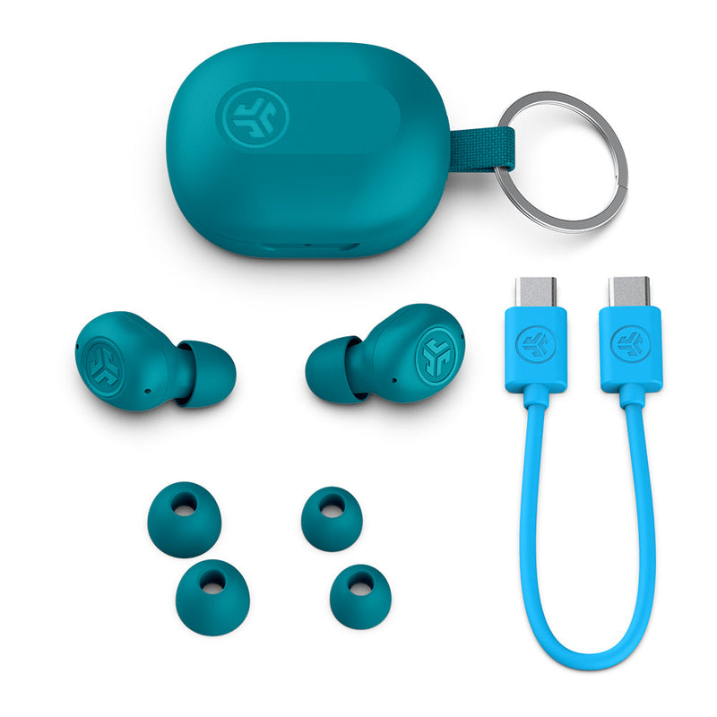 JLab JBuds Mini In-Ear True Wireless Earbuds - Green Aqua | IEUEBJBMINIRAQUA124 from JLab - DID Electrical