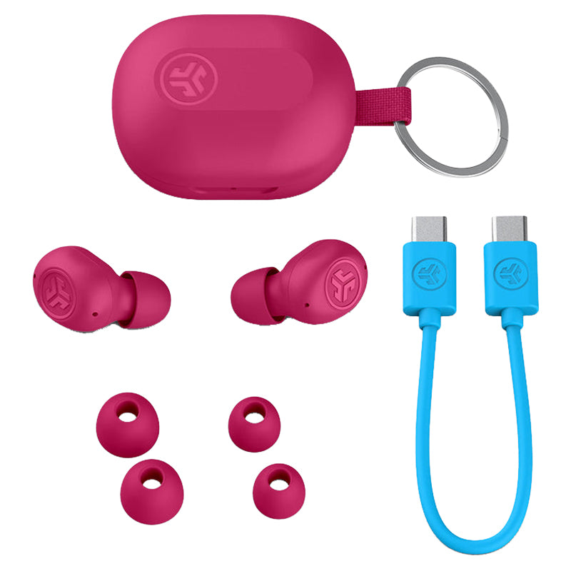 JLab JBuds Mini In-Ear True Wireless Earbuds - Magenta Pink | IEUEBJBMINIRPNK124 from JLab - DID Electrical