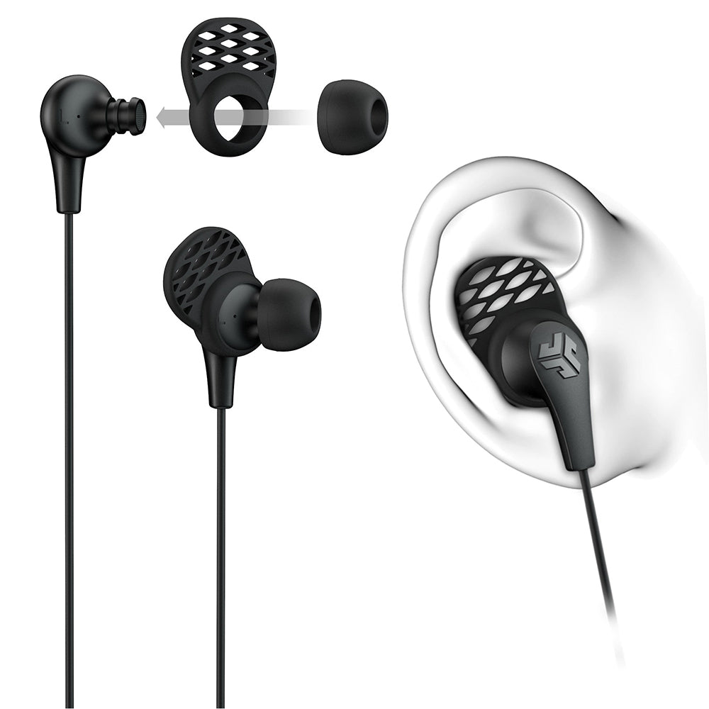 JLab JBuds Pro Signature Wired Headphone - Black | IEUEPRORBLK123 from JLab - DID Electrical
