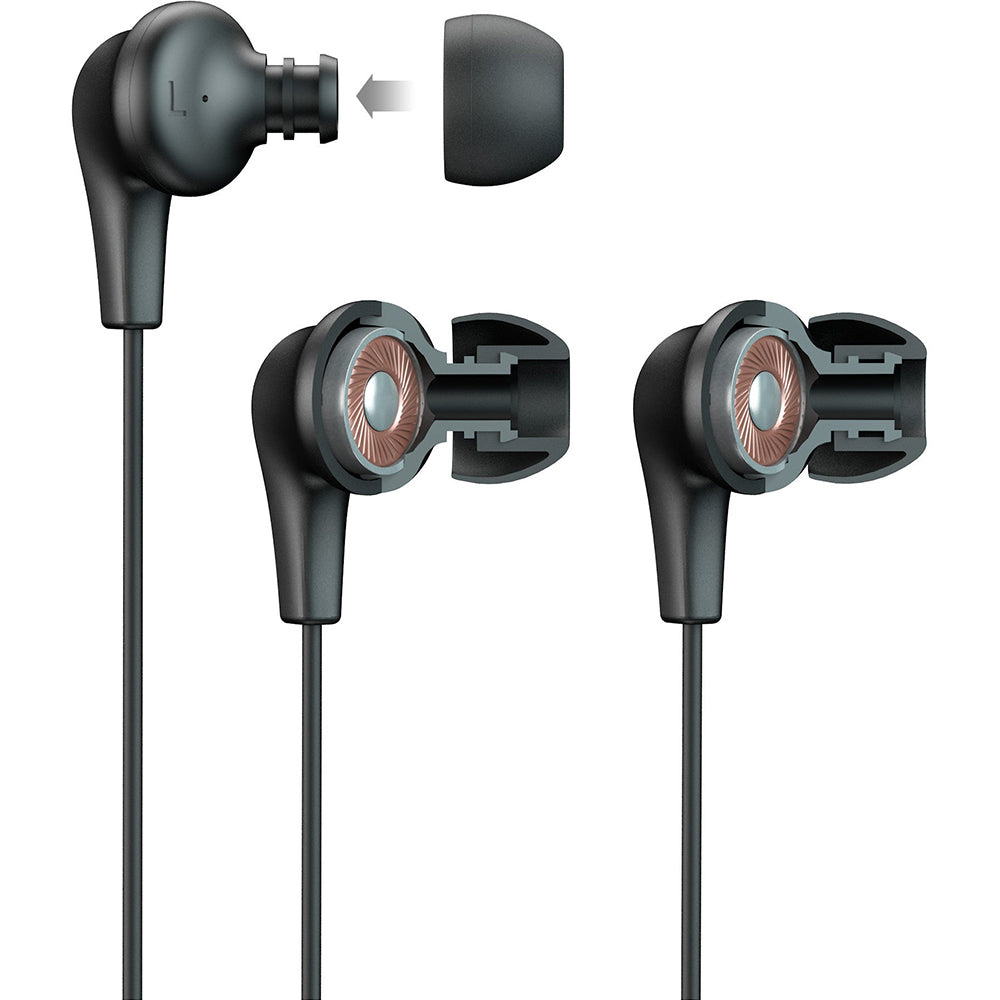 JLab JBuds Pro Signature Wired Headphone - Black | IEUEPRORBLK123 from JLab - DID Electrical