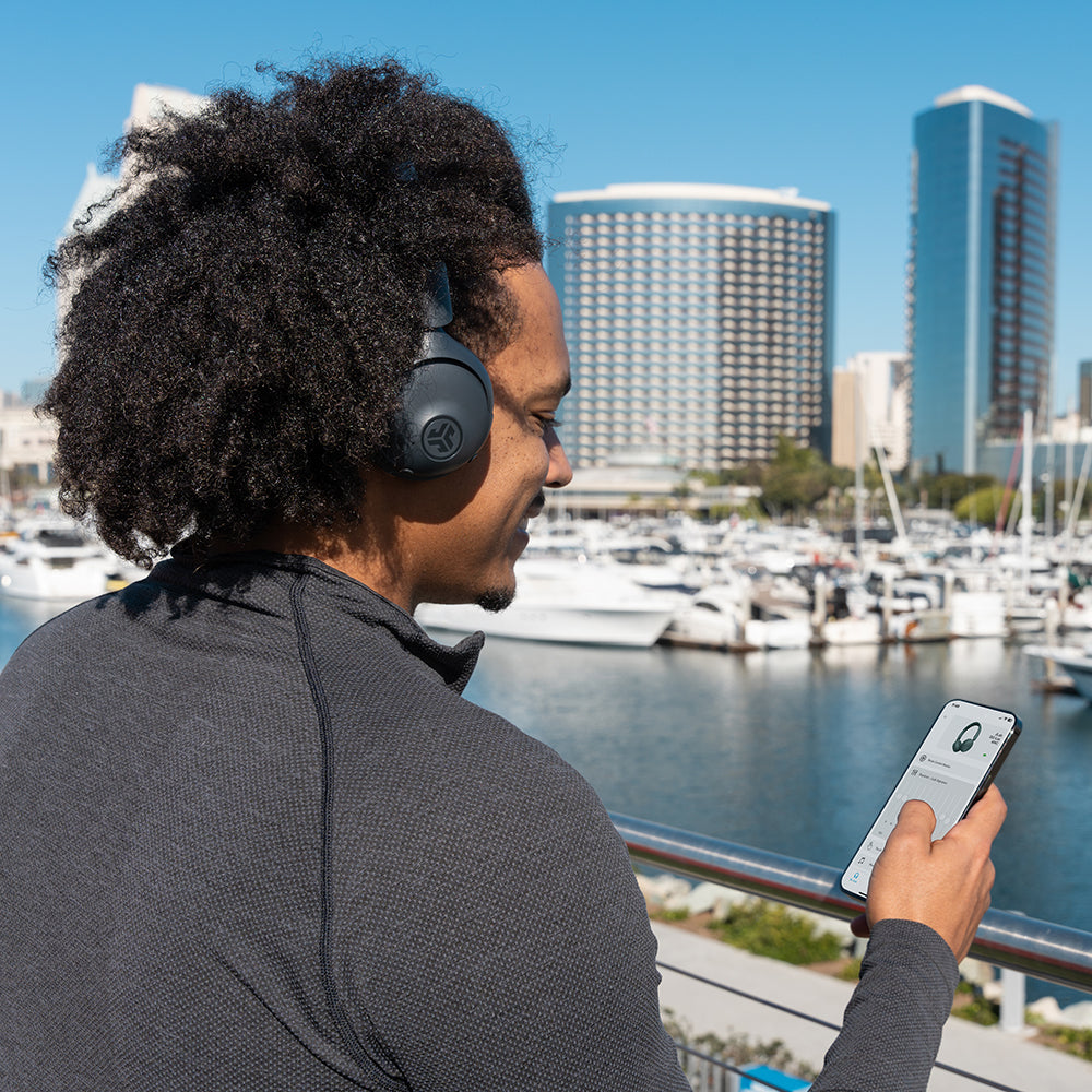 JLab Go Lux ANC On-Ear Wireless Headphone - Graphite | IEUHBGOLUXANCRGPH93 from JLab - DID Electrical