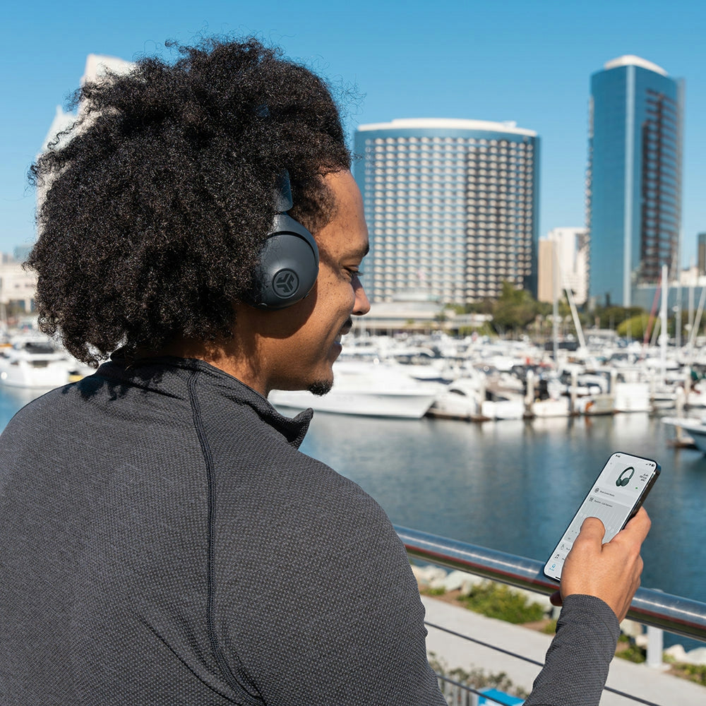 JLab Go Lux On-Ear Wireless Bluetooth Headphone - Graphite | IEUHBGOLUXANCRGPH93 from JLab - DID Electrical