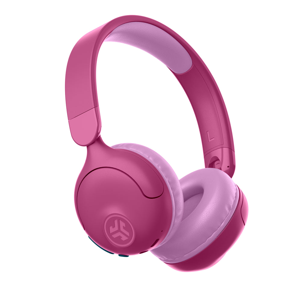 JLab Jbuddies Pop On-Ear Wireless Kids Headphone - Pink | IEUHBKJPOPRPNK122