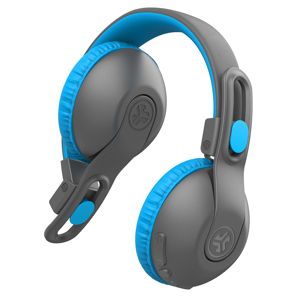 JLab Jbuddies Studio 2 Over-Ear Wireless + Wired Kids Headphone - Grey & Blue | IEUHBKSTU2RGRYBLU122 from JLab - DID Electrical
