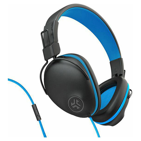JLab JBuddies Pop Over-Ear Wired Headset - Blue | IEUHKJPOPRBLU126 from JLab - DID Electrical