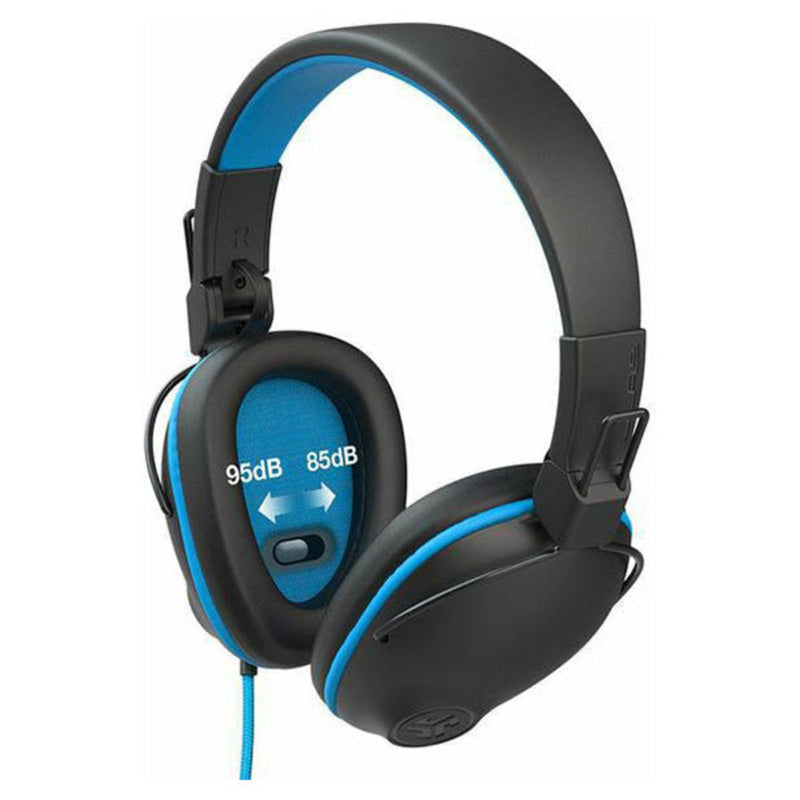 JLab JBuddies Pop Over-Ear Wired Headset - Blue | IEUHKJPOPRBLU126 from JLab - DID Electrical