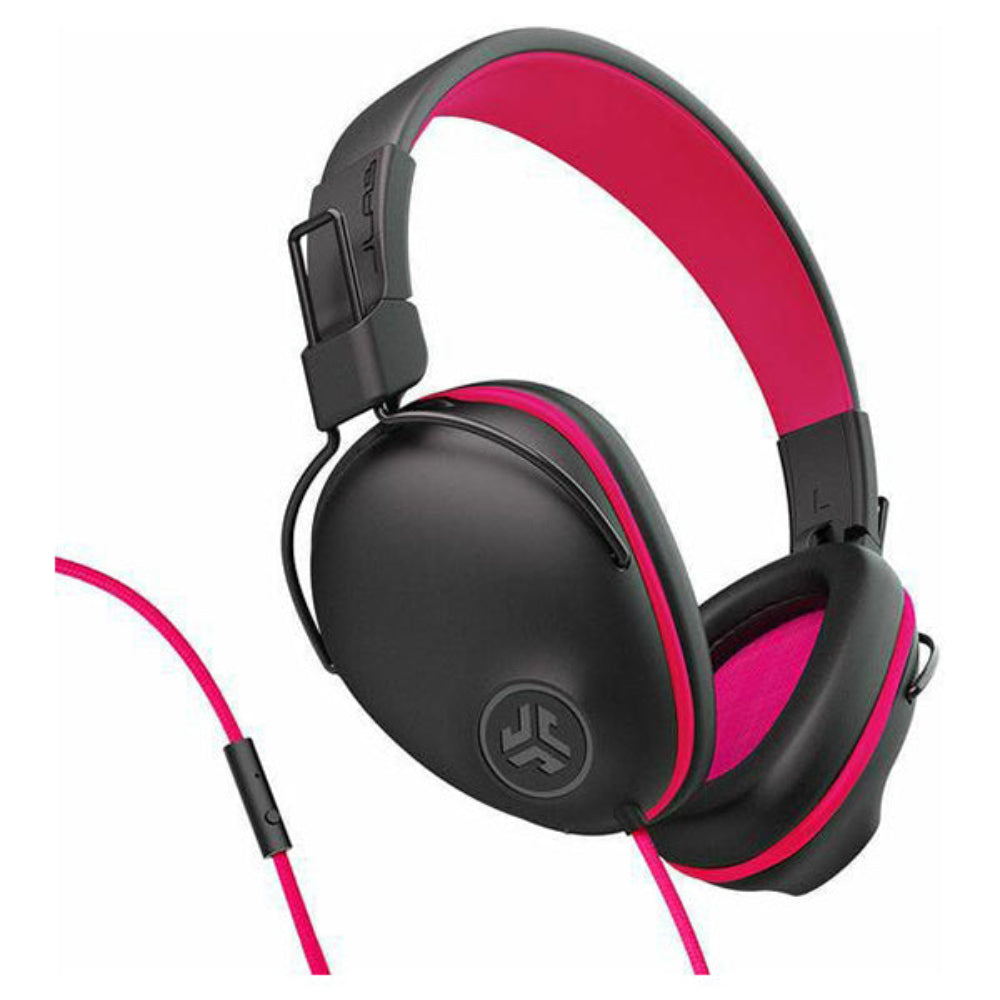 JLab JBuddies Pop Over-Ear Wired Headset - Pink | IEUHKJPOPRPNK126 from JLab - DID Electrical