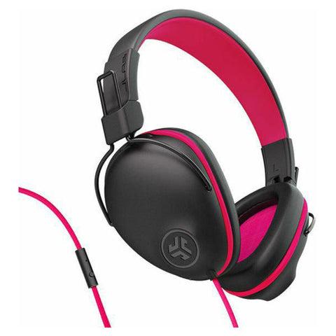 JLab JBuddies Pop Over-Ear Wired Headset - Pink | IEUHKJPOPRPNK126