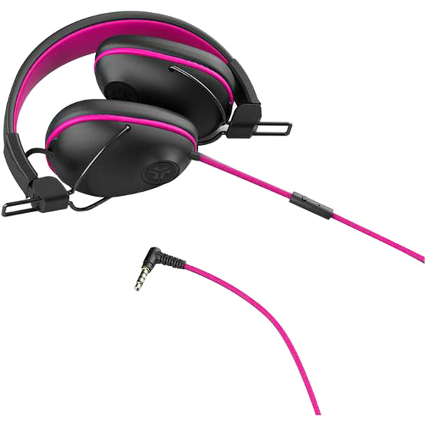 JLab JBuddies Pop Over-Ear Wired Headset - Pink | IEUHKJPOPRPNK126 from JLab - DID Electrical