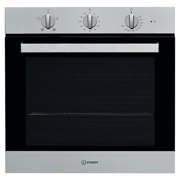 Indesit 66L Built-In Electric Single Oven - Inox | IFW6330IX from Indesit - DID Electrical