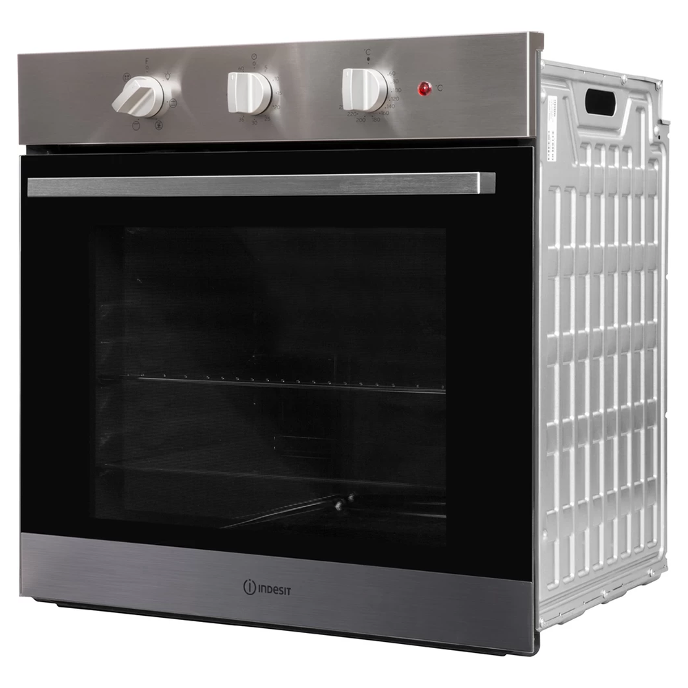 Indesit 66L Built-In Electric Single Oven - Inox | IFW6330IX from Indesit - DID Electrical