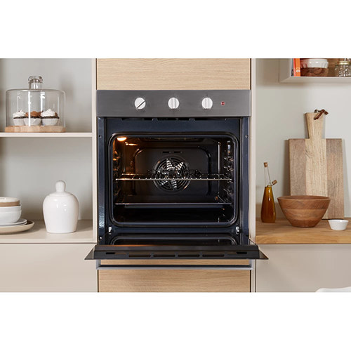 Indesit 66L Built-In Electric Single Oven - Inox | IFW6330IX from Indesit - DID Electrical