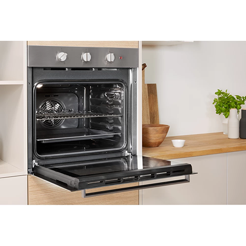 Indesit 66L Built-In Electric Single Oven - Inox | IFW6330IX from Indesit - DID Electrical