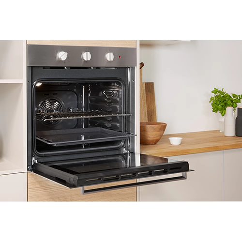 Indesit 66L Built-In Electric Single Oven - Inox | IFW6330IX from Indesit - DID Electrical