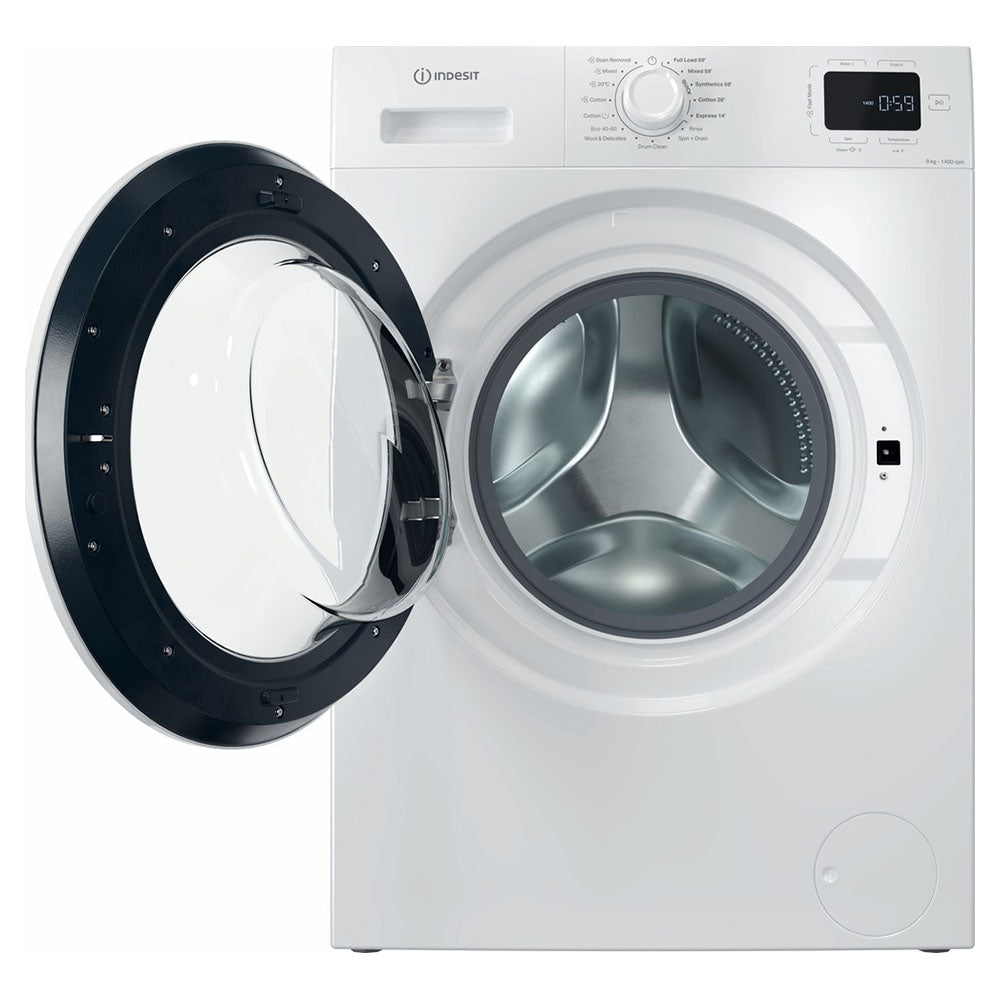 Indesit 9KG 1400RPM Washing Machine - White | IM964MYTIMEUK from Indesit - DID Electrical