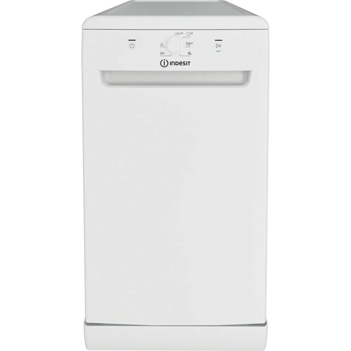 Indesit 45CM Freestanding Slimline Dishwasher - White | IN2FE10CS90WUK from Indesit - DID Electrical