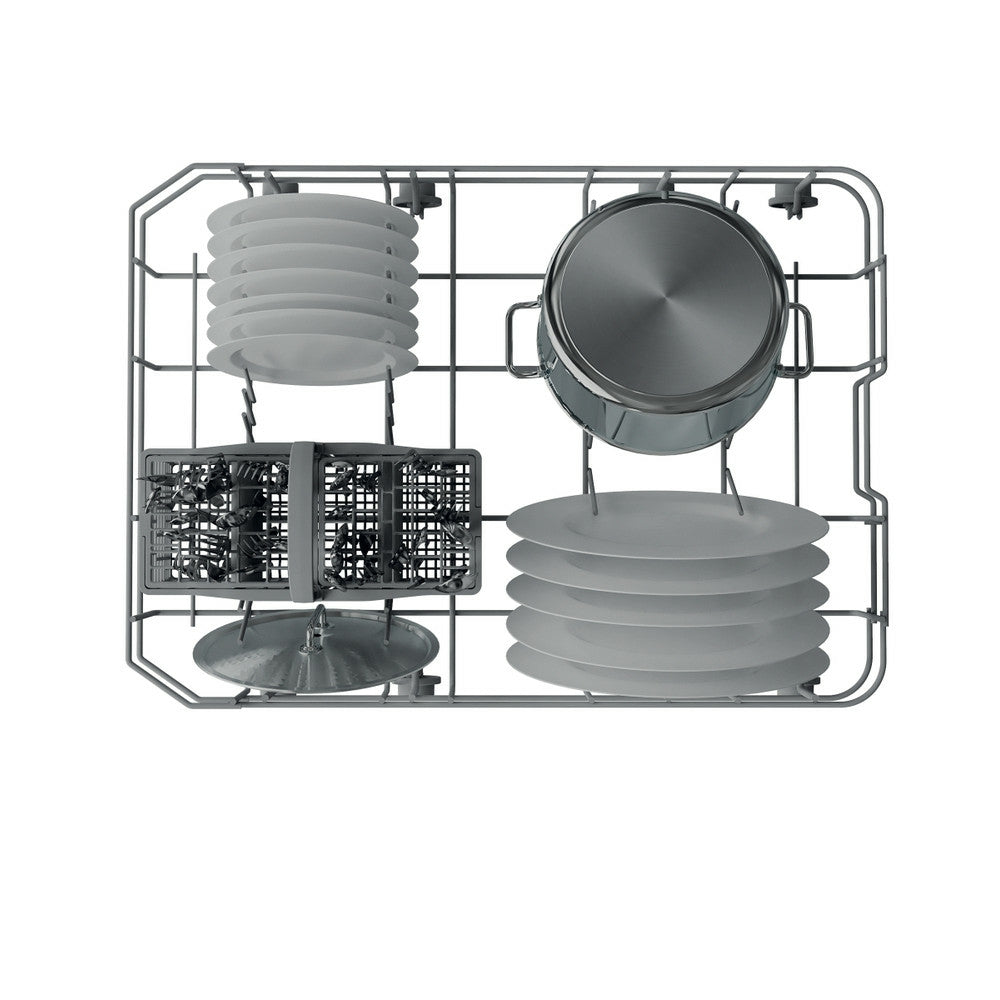 Indesit 45CM Built-In Slimline Dishwasher - White | IN2IE10CS80UK from Indesit - DID Electrical