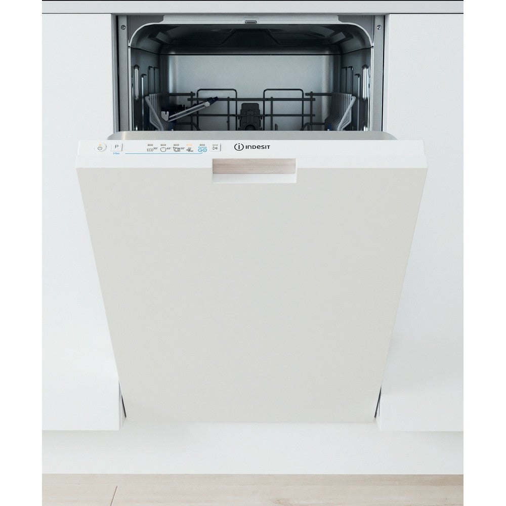 Indesit 45CM Built-in Slimline Dishwasher - White | IN2IE10CS80UK from Indesit - DID Electrical