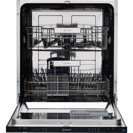 Indesit 60CM Fully Integrated Standard Dishwasher - Black | IN2IE13CN08 UK