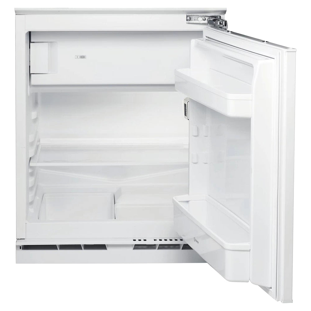 Indesit 126L Built-In Undercounter Fridge Freezer - Steel | INBUF011 from Indesit - DID Electrical ()