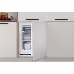 Indesit 91L Low Frost Integrated Undercounter Freezer - Steel | INBUFZ011 from Indesit - DID Electrical