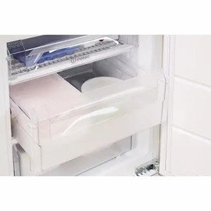 Indesit 91L Low Frost Integrated Undercounter Freezer - Steel | INBUFZ011 from Indesit - DID Electrical