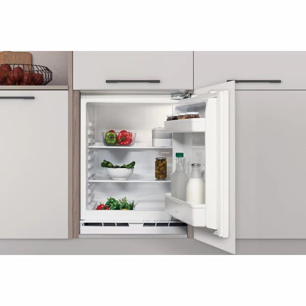 Indesit 144L Integrated Undercounter Fridge - Steel | INBUL011UK from Indesit - DID Electrical
