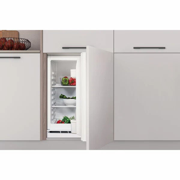 Indesit 144L Integrated Undercounter Fridge - Steel | INBUL011UK from Indesit - DID Electrical