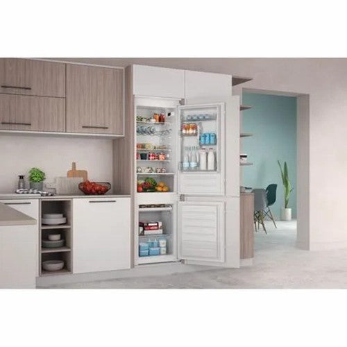 Indesit Push&amp;Go 268L Integrated Fridge Freezer - White | INC18D011B1 from Indesit - DID Electrical