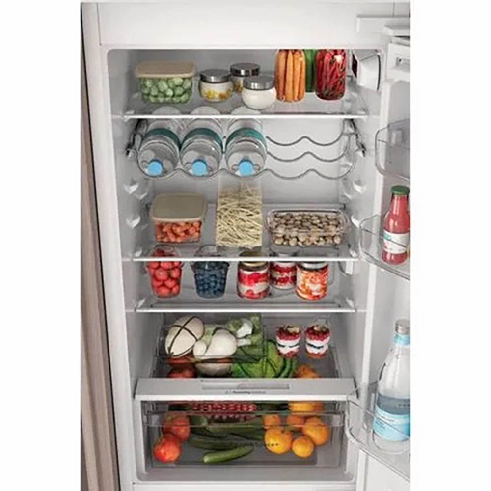 Indesit Push&amp;Go 268L Integrated Fridge Freezer - White | INC18D011B1 from Indesit - DID Electrical