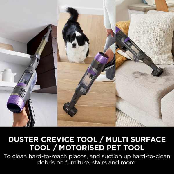 Shark Power Detect Clean & Empty Cordless Pet Vacuum Cleaner - White & Java Grey | IP3251UKT from Shark - DID Electrical