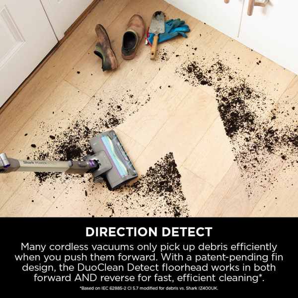 Shark Power Detect Clean & Empty Cordless Pet Vacuum Cleaner - White & Java Grey | IP3251UKT from Shark - DID Electrical