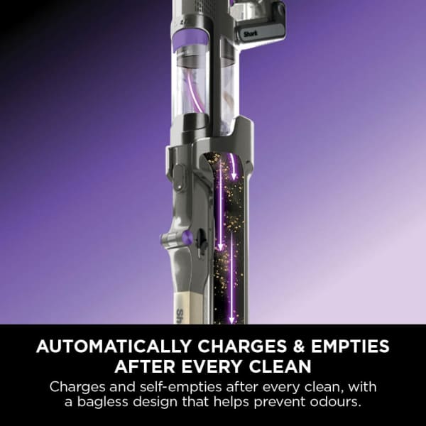 Shark Power Detect Clean & Empty Cordless Pet Vacuum Cleaner - White & Java Grey | IP3251UKT from Shark - DID Electrical