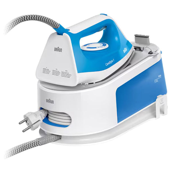 Braun CareStyle 1 2200W Steam Generator Iron - White & Blue | IS1012BL from Braun - DID Electrical