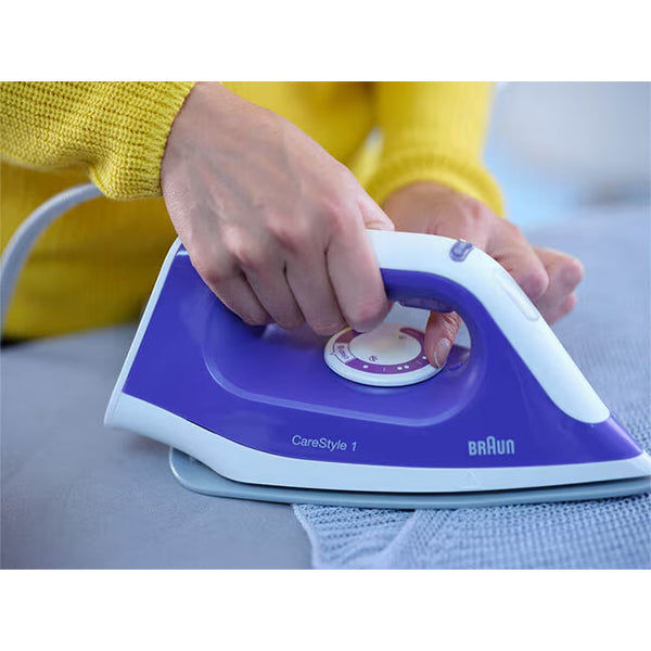 Braun CareStyle 1 2200W Steam Generator Iron - White & Blue | IS1012BL from Braun - DID Electrical